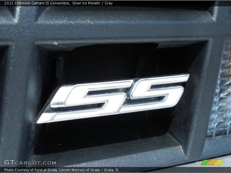 Silver Ice Metallic / Gray 2012 Chevrolet Camaro SS Convertible