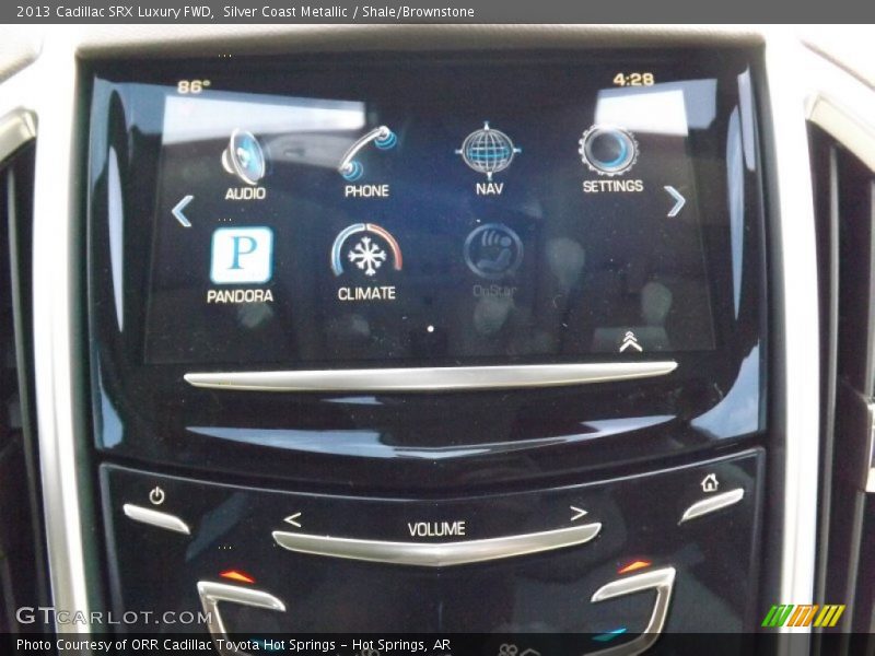 Silver Coast Metallic / Shale/Brownstone 2013 Cadillac SRX Luxury FWD