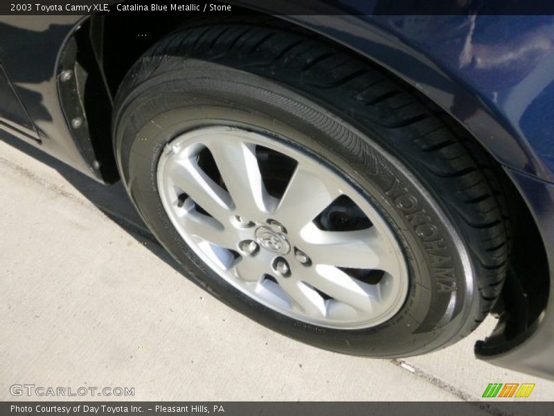 Catalina Blue Metallic / Stone 2003 Toyota Camry XLE