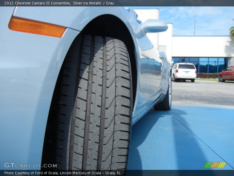 Silver Ice Metallic / Gray 2012 Chevrolet Camaro SS Convertible
