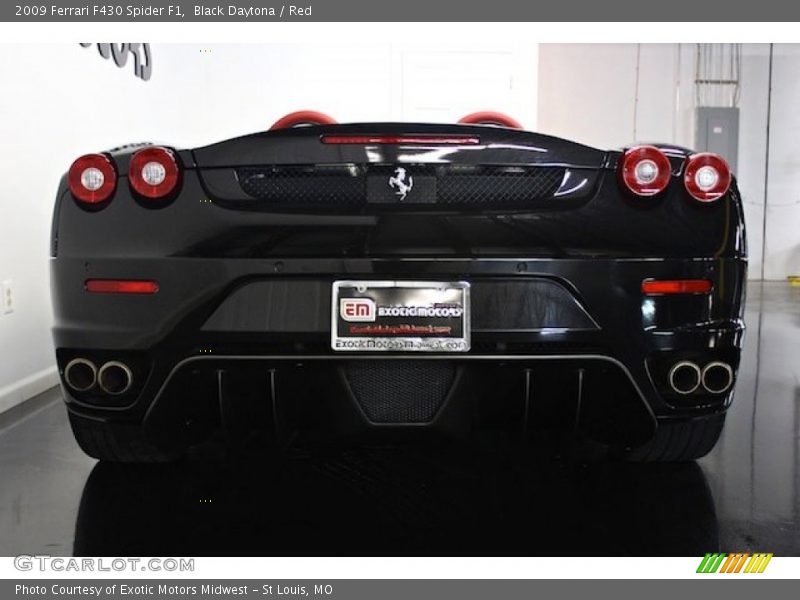 Black Daytona / Red 2009 Ferrari F430 Spider F1