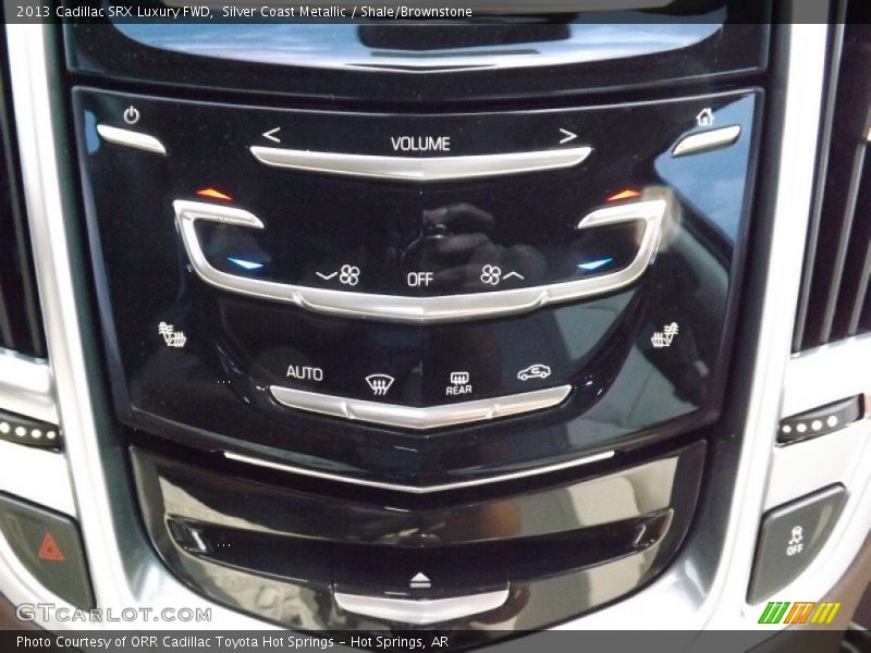 Silver Coast Metallic / Shale/Brownstone 2013 Cadillac SRX Luxury FWD