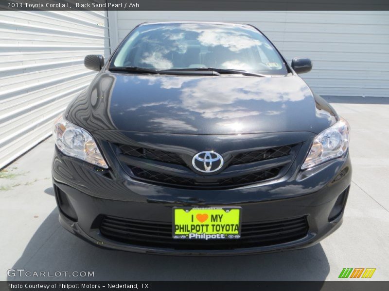 Black Sand Pearl / Ash 2013 Toyota Corolla L