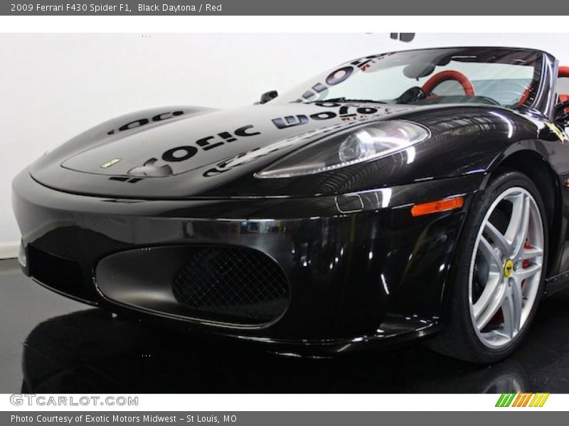 Black Daytona / Red 2009 Ferrari F430 Spider F1