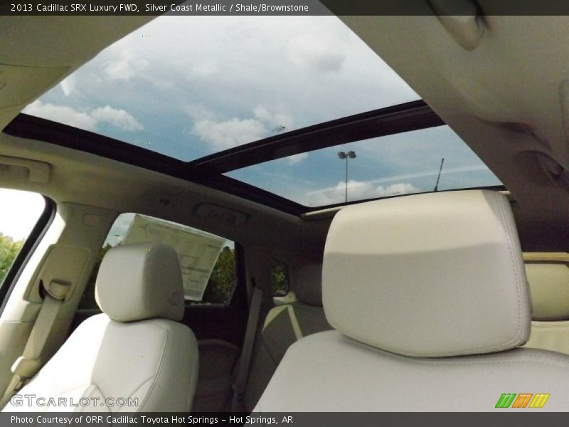Silver Coast Metallic / Shale/Brownstone 2013 Cadillac SRX Luxury FWD