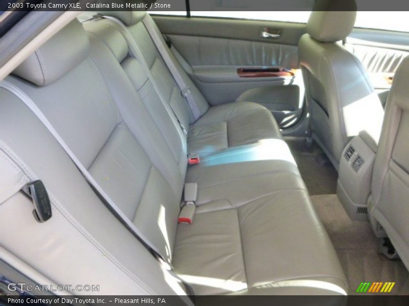 Catalina Blue Metallic / Stone 2003 Toyota Camry XLE