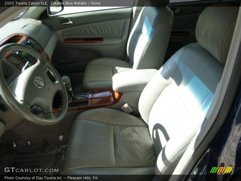 Catalina Blue Metallic / Stone 2003 Toyota Camry XLE