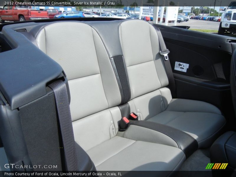 Silver Ice Metallic / Gray 2012 Chevrolet Camaro SS Convertible