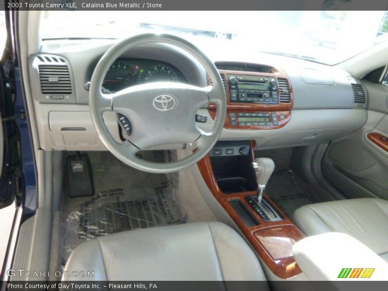 Catalina Blue Metallic / Stone 2003 Toyota Camry XLE