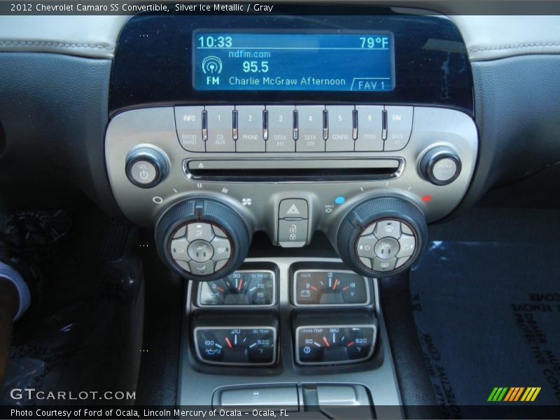 Silver Ice Metallic / Gray 2012 Chevrolet Camaro SS Convertible