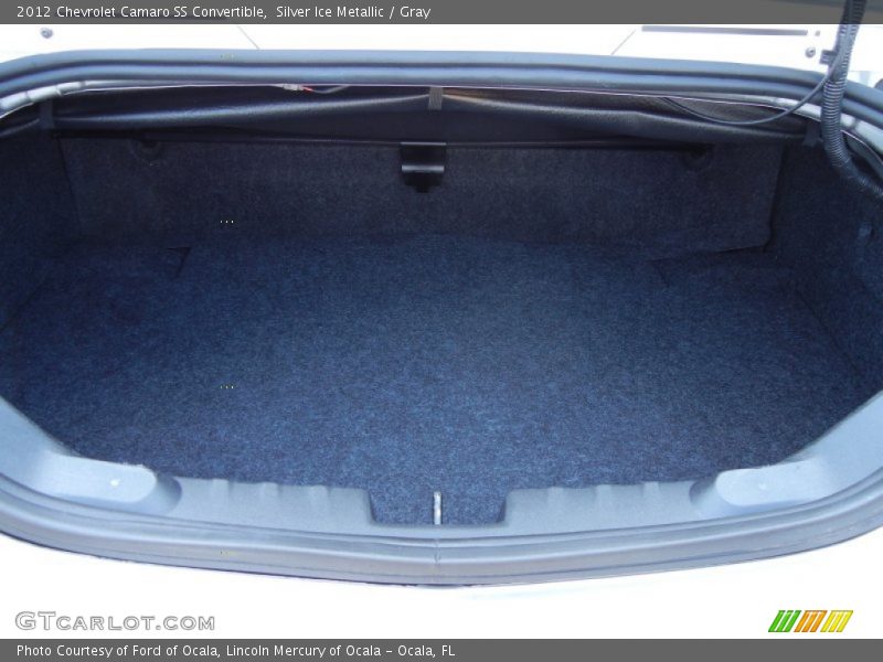 Silver Ice Metallic / Gray 2012 Chevrolet Camaro SS Convertible