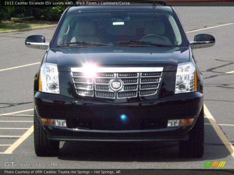 Black Raven / Cashmere/Cocoa 2013 Cadillac Escalade ESV Luxury AWD