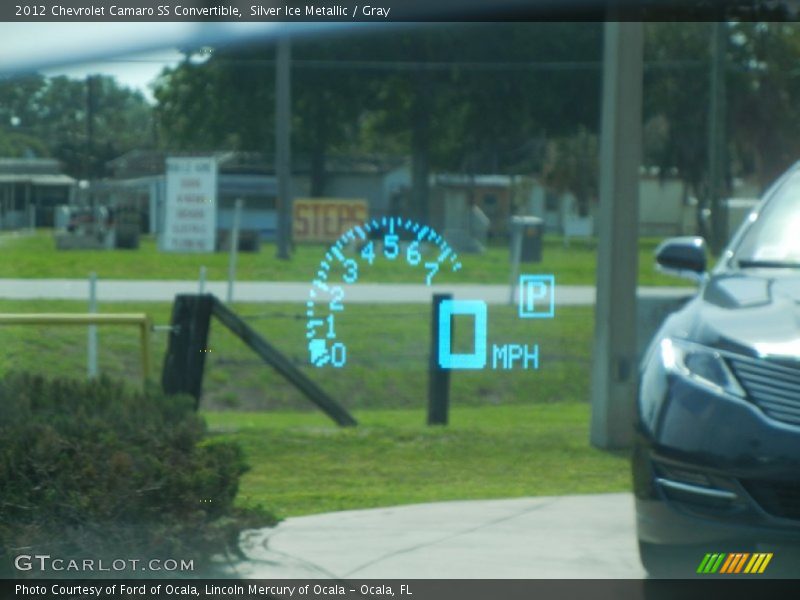 Silver Ice Metallic / Gray 2012 Chevrolet Camaro SS Convertible