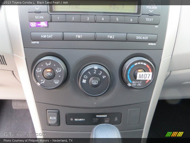 Black Sand Pearl / Ash 2013 Toyota Corolla L