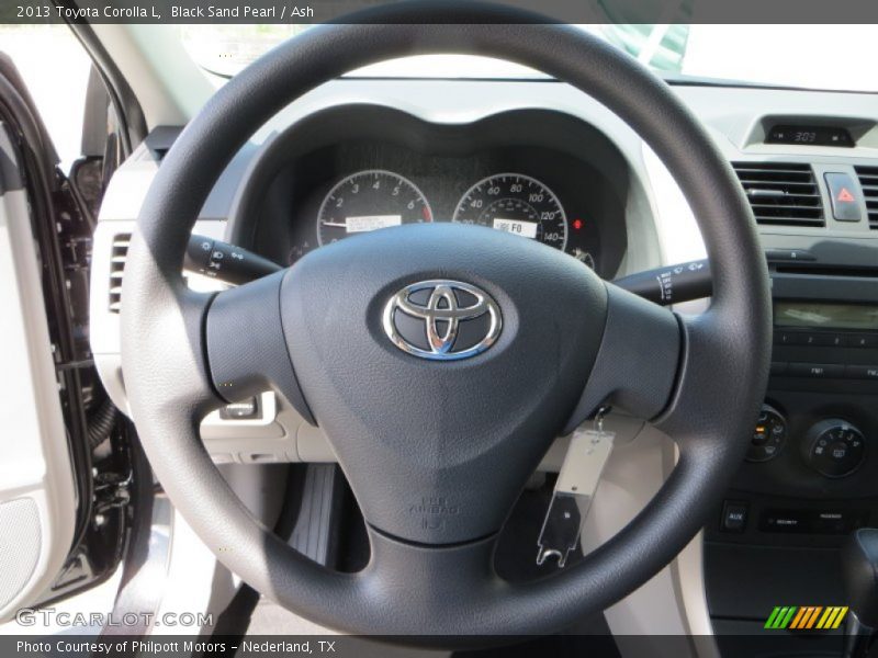 Black Sand Pearl / Ash 2013 Toyota Corolla L