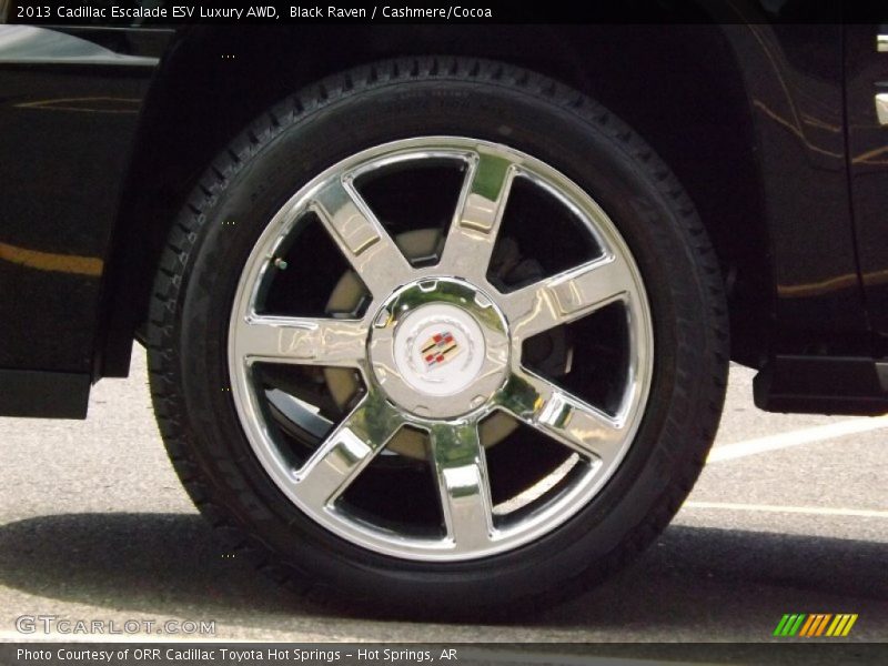 Black Raven / Cashmere/Cocoa 2013 Cadillac Escalade ESV Luxury AWD