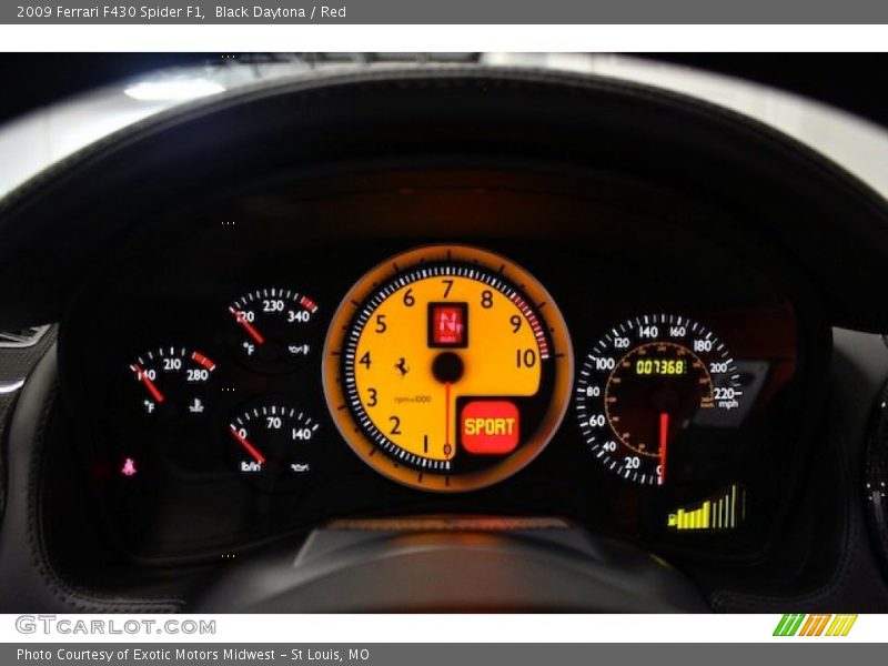  2009 F430 Spider F1 Spider F1 Gauges