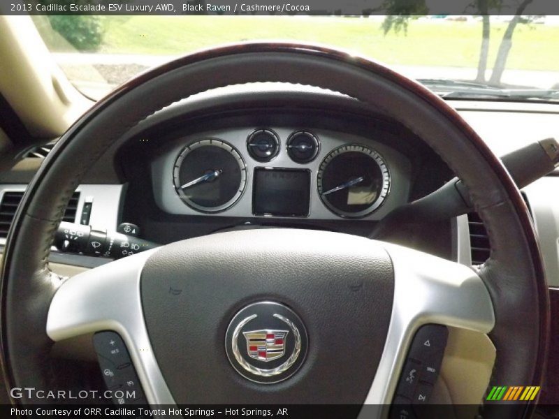 Black Raven / Cashmere/Cocoa 2013 Cadillac Escalade ESV Luxury AWD