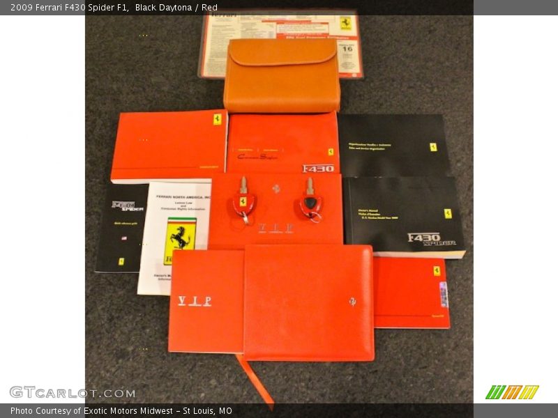 Books/Manuals of 2009 F430 Spider F1
