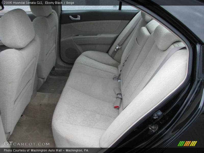 Ebony Black / Beige 2006 Hyundai Sonata GLS