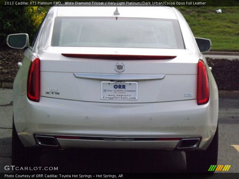 White Diamond Tricoat / Very Light Platinum/Dark Urban/Cocoa Opus Full Leather 2013 Cadillac XTS Platinum FWD