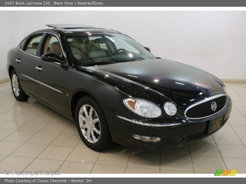 Black Onyx / Neutral/Ebony 2007 Buick LaCrosse CXS