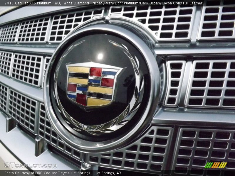 White Diamond Tricoat / Very Light Platinum/Dark Urban/Cocoa Opus Full Leather 2013 Cadillac XTS Platinum FWD