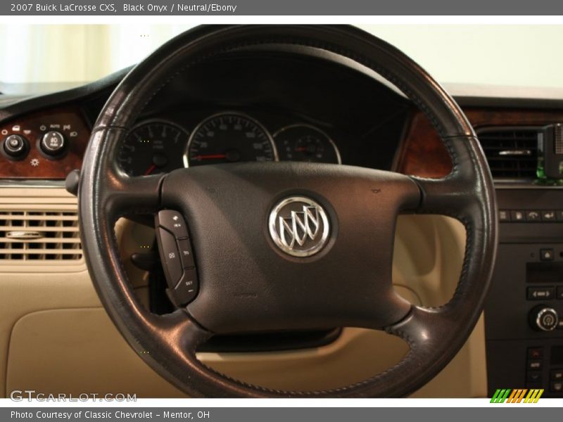 Black Onyx / Neutral/Ebony 2007 Buick LaCrosse CXS