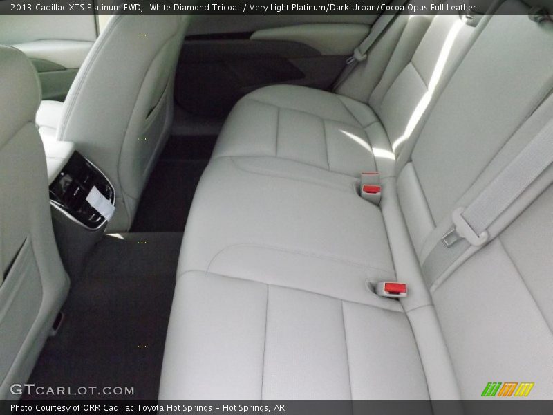 White Diamond Tricoat / Very Light Platinum/Dark Urban/Cocoa Opus Full Leather 2013 Cadillac XTS Platinum FWD