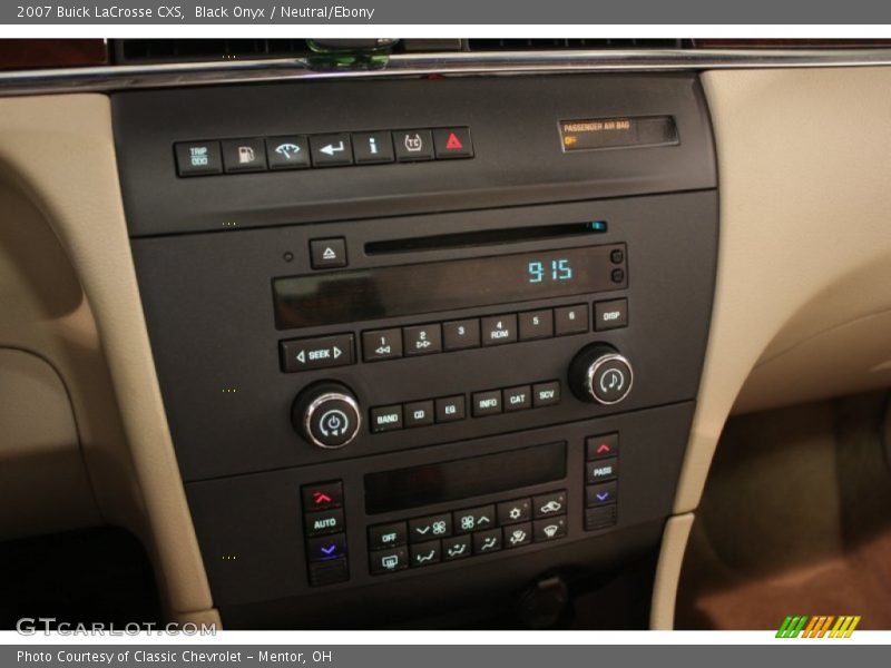Black Onyx / Neutral/Ebony 2007 Buick LaCrosse CXS