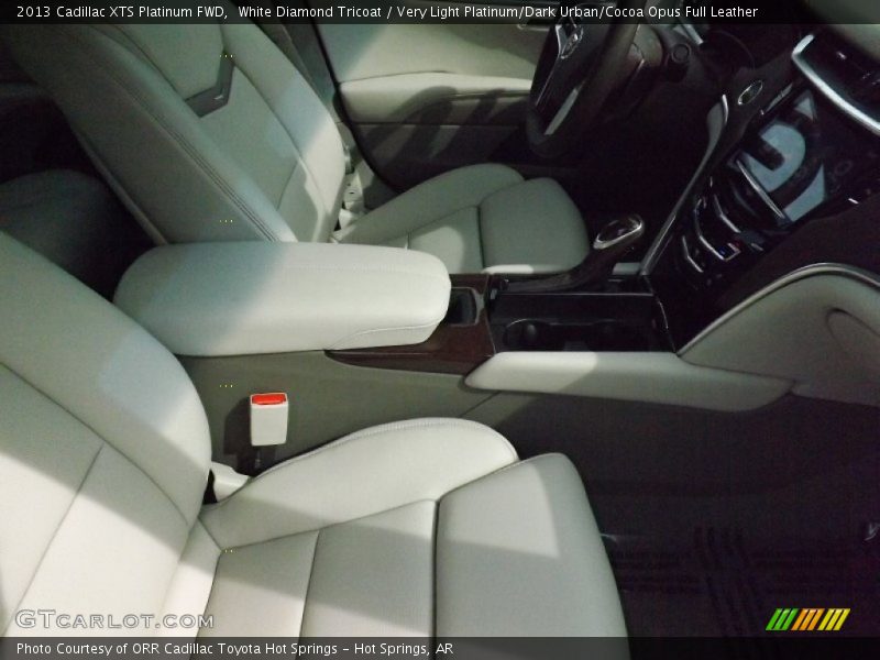 White Diamond Tricoat / Very Light Platinum/Dark Urban/Cocoa Opus Full Leather 2013 Cadillac XTS Platinum FWD