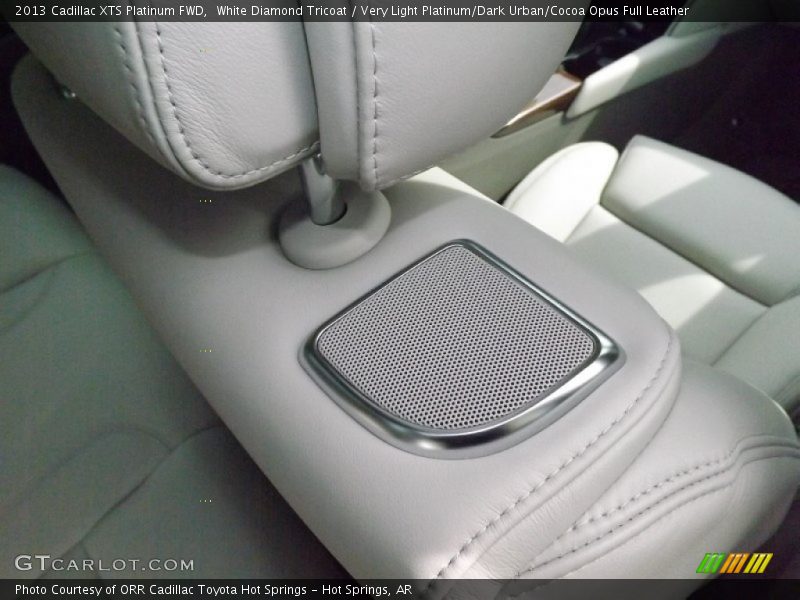 White Diamond Tricoat / Very Light Platinum/Dark Urban/Cocoa Opus Full Leather 2013 Cadillac XTS Platinum FWD