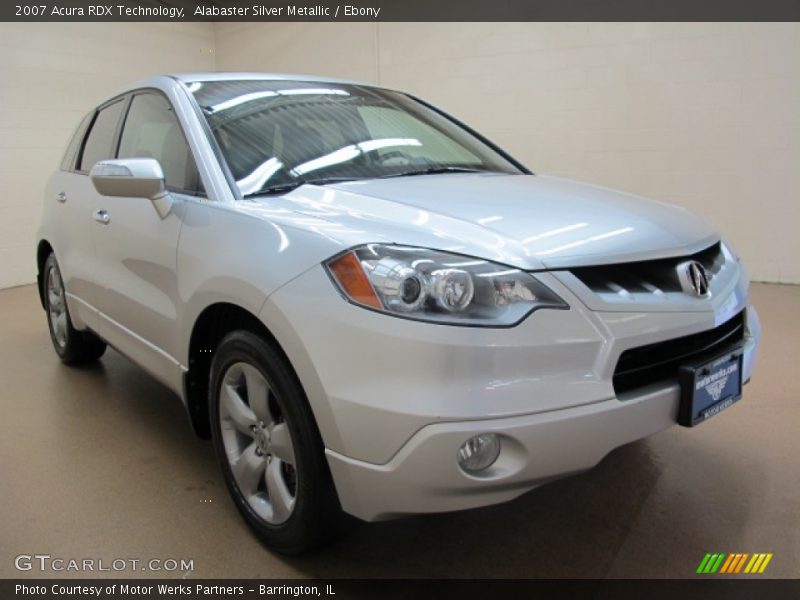 Alabaster Silver Metallic / Ebony 2007 Acura RDX Technology