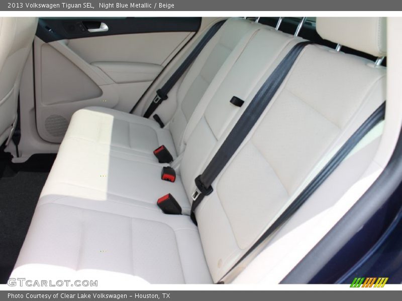 Night Blue Metallic / Beige 2013 Volkswagen Tiguan SEL