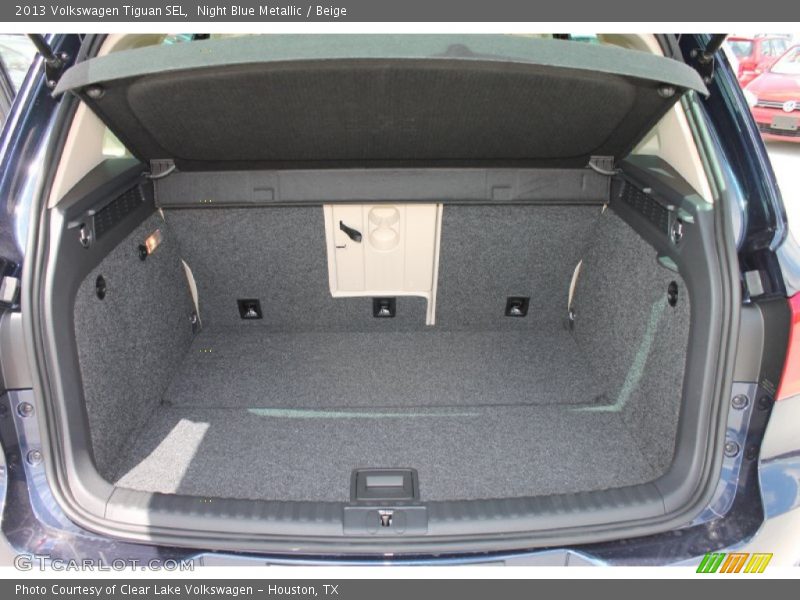 Night Blue Metallic / Beige 2013 Volkswagen Tiguan SEL
