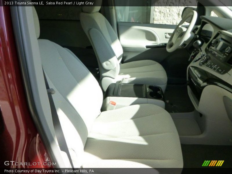 Salsa Red Pearl / Light Gray 2013 Toyota Sienna LE