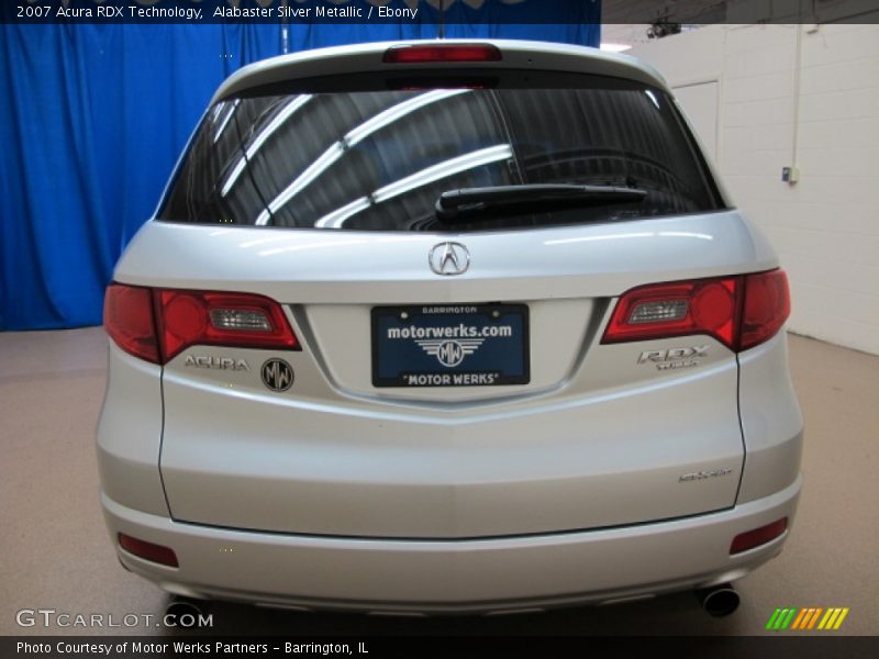 Alabaster Silver Metallic / Ebony 2007 Acura RDX Technology