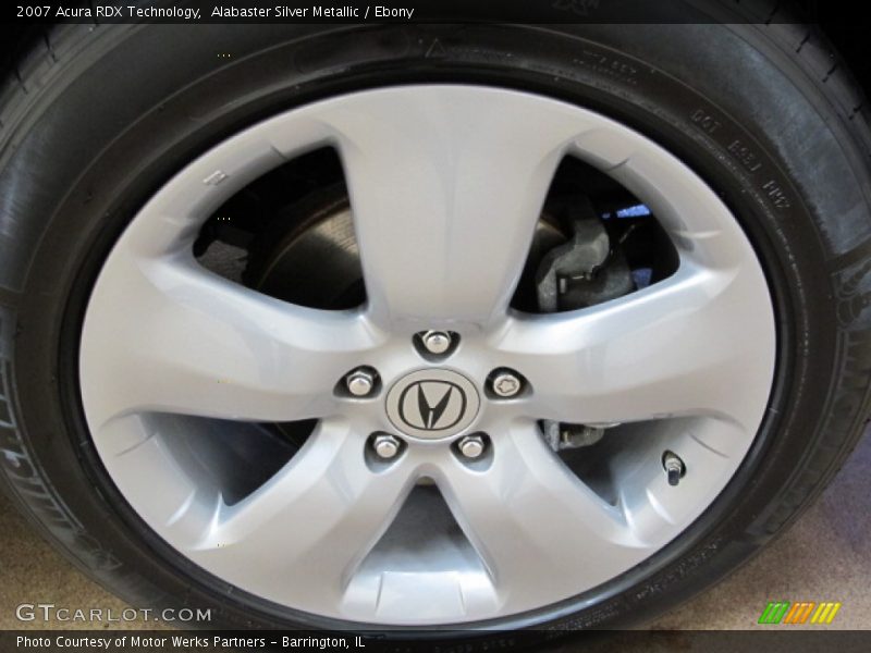 Alabaster Silver Metallic / Ebony 2007 Acura RDX Technology