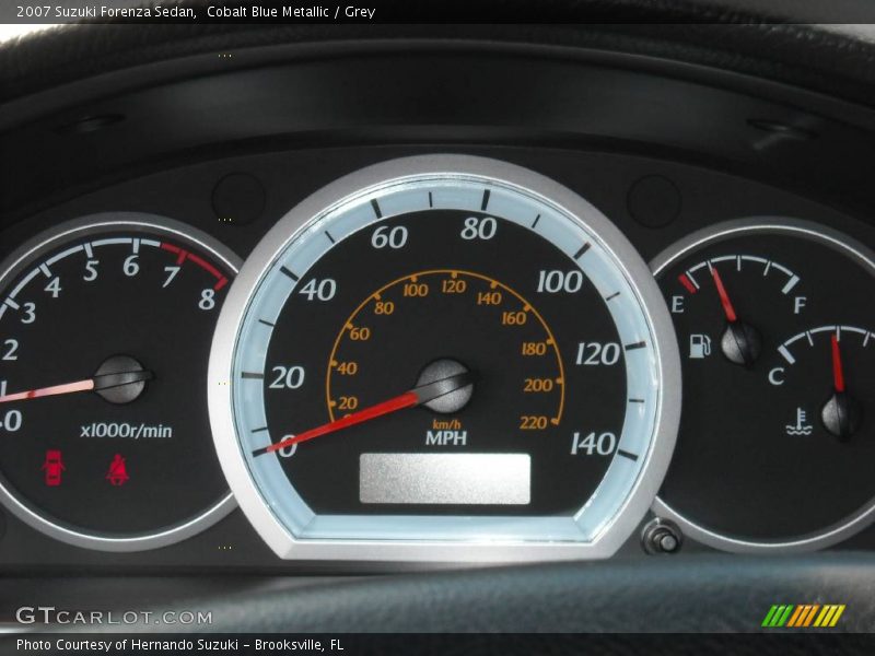 Cobalt Blue Metallic / Grey 2007 Suzuki Forenza Sedan