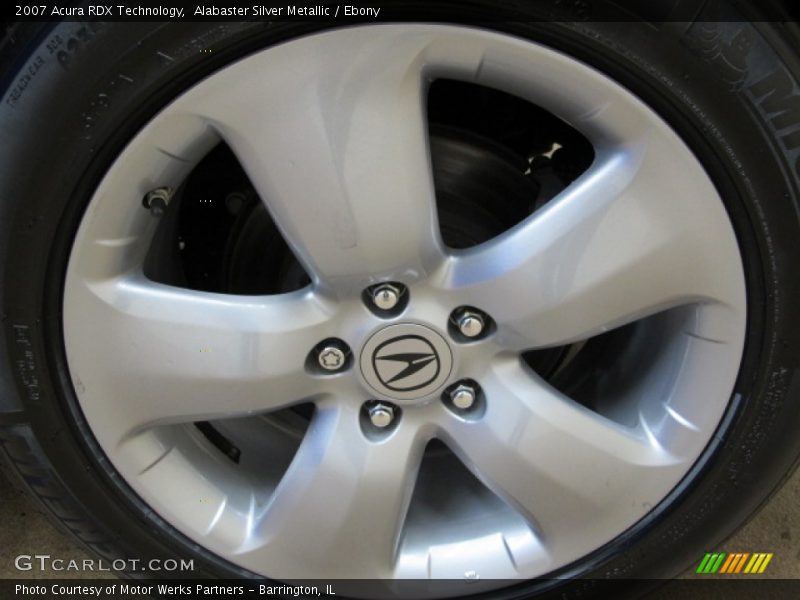 Alabaster Silver Metallic / Ebony 2007 Acura RDX Technology