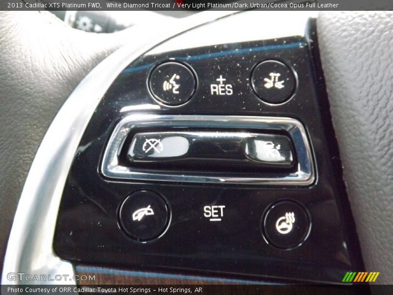 White Diamond Tricoat / Very Light Platinum/Dark Urban/Cocoa Opus Full Leather 2013 Cadillac XTS Platinum FWD