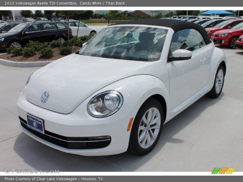 Candy White / Titan Black 2013 Volkswagen Beetle TDI Convertible