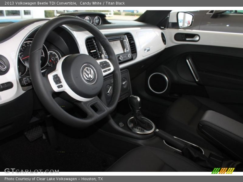 Candy White / Titan Black 2013 Volkswagen Beetle TDI Convertible