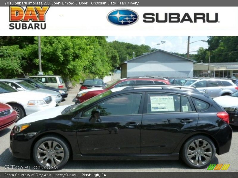 Obsidian Black Pearl / Ivory 2013 Subaru Impreza 2.0i Sport Limited 5 Door