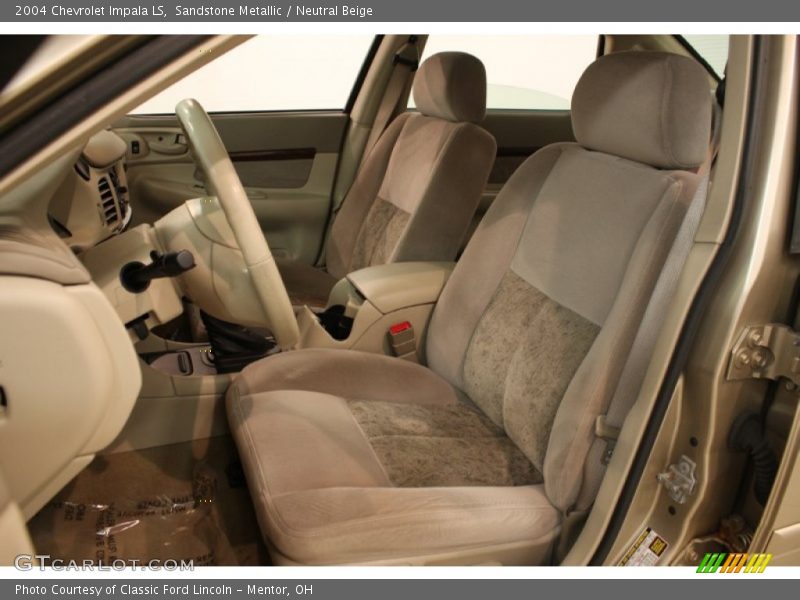 Front Seat of 2004 Impala LS