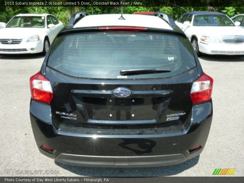 Obsidian Black Pearl / Ivory 2013 Subaru Impreza 2.0i Sport Limited 5 Door