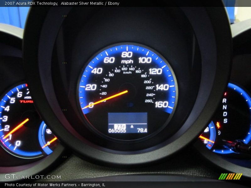  2007 RDX Technology Technology Gauges