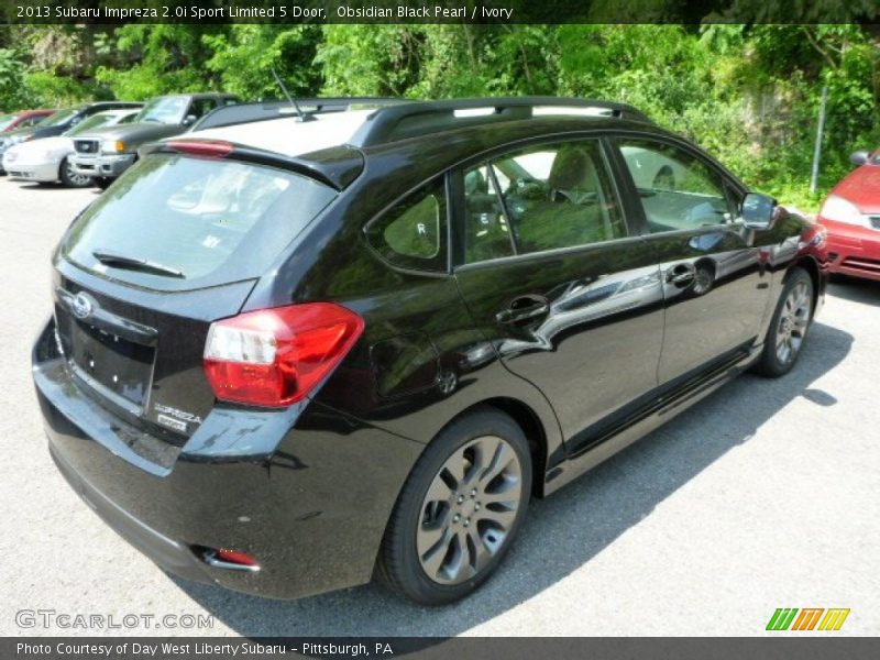 Obsidian Black Pearl / Ivory 2013 Subaru Impreza 2.0i Sport Limited 5 Door