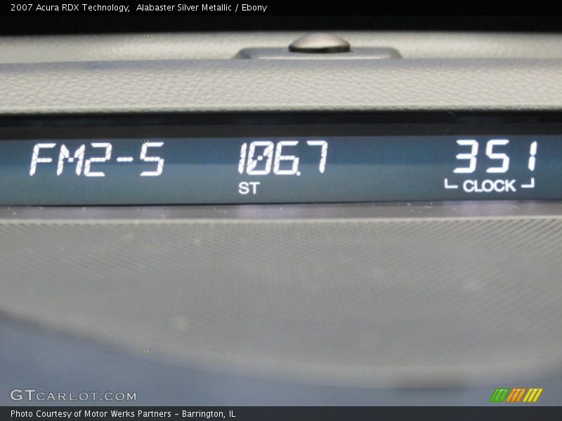 Alabaster Silver Metallic / Ebony 2007 Acura RDX Technology