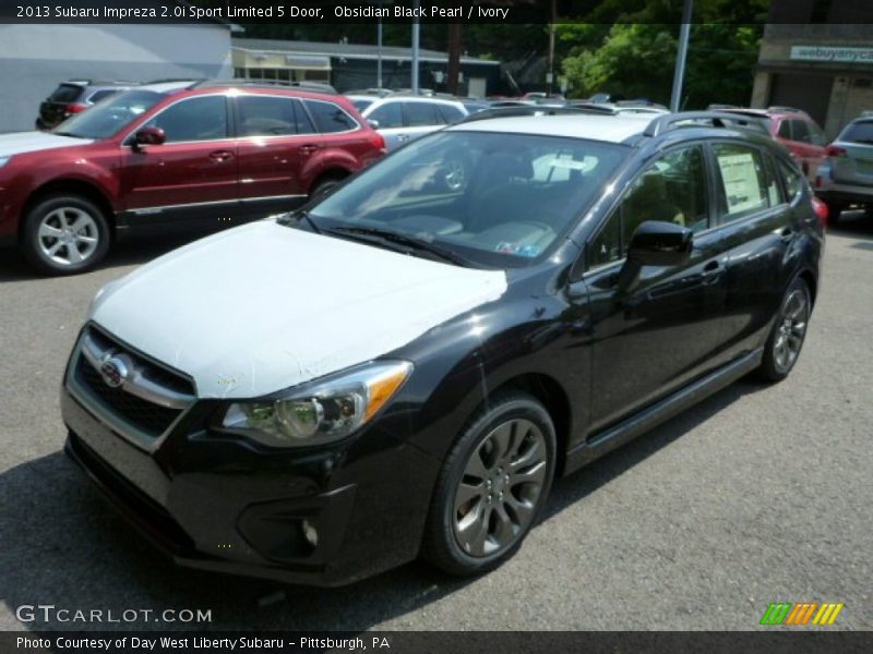 Obsidian Black Pearl / Ivory 2013 Subaru Impreza 2.0i Sport Limited 5 Door